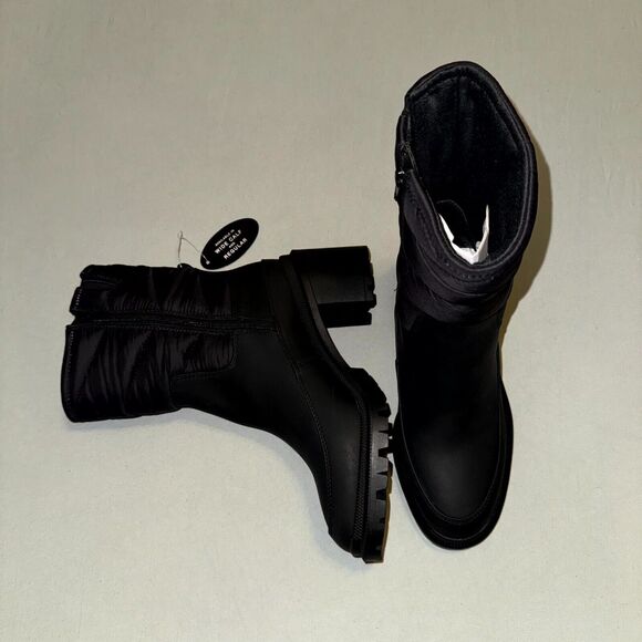 INC International Concepts Suludi Women 8M Snow Shoes Black Round Toe Ankle Boot - Picture 3 of 8